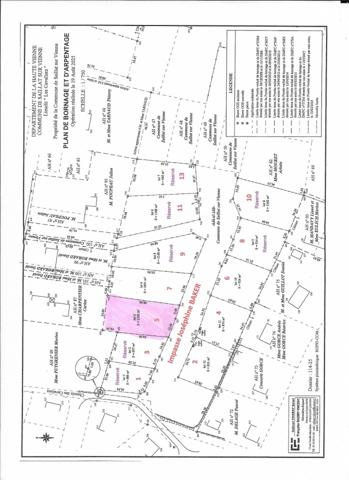 Terrain à SAILLAT-SUR-VIENNE, 87720 - 1103m²