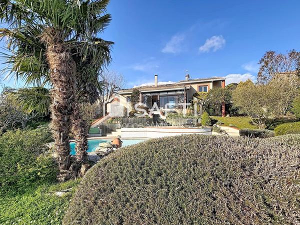 Lauzerville - Villa contemporaine T8 - 322m² - Vue Pyrénées - Piscine