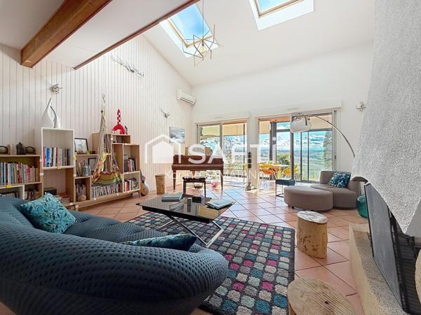 Lauzerville - Villa contemporaine T8 - 322m² - Vue Pyrénées - Piscine