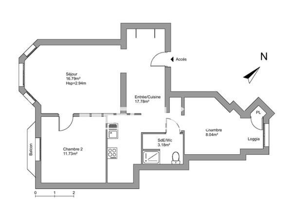 Location Appartement 3 pièces 57.52 m² - 5 RUE JOSEPH BLANC Annecy 74000
