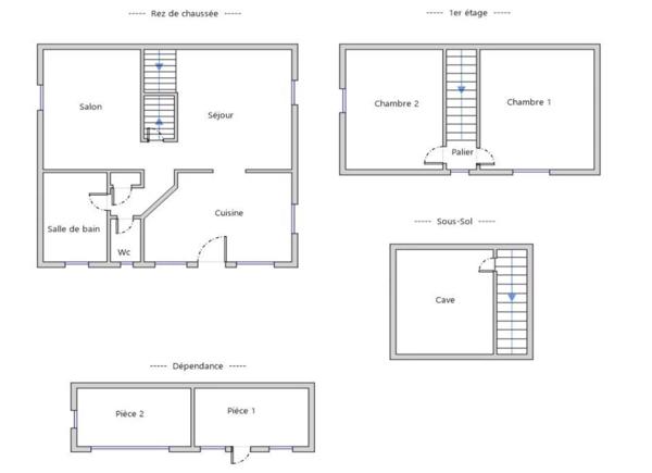 Maison de 85m2 avec Jardin