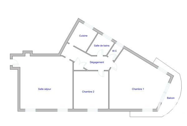 Appartement 3 pièces de 70 m² à Gournay-sur-Marne (93460)