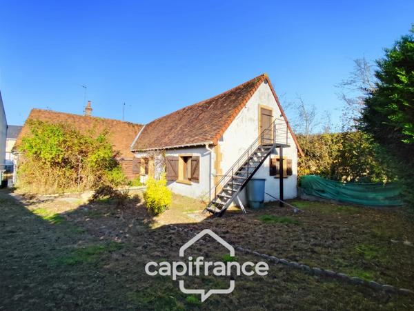 Maison à vendre 3 pièces EPUISAY (41)  -  terrain 330 m²  -