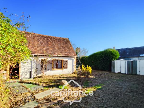 Maison à vendre 3 pièces EPUISAY (41)  -  terrain 330 m²  -