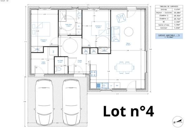 Terrain à la vente - Lot n°4