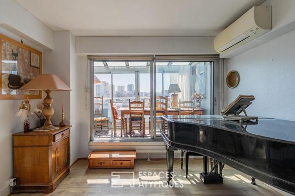 Dernier étage avec terrasses proche des Buttes Chaumont