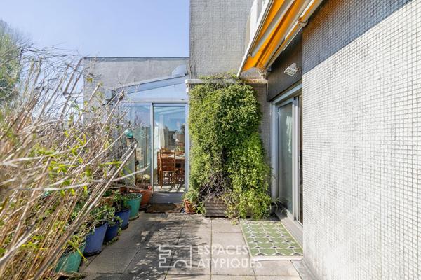 Dernier étage avec terrasses proche des Buttes Chaumont