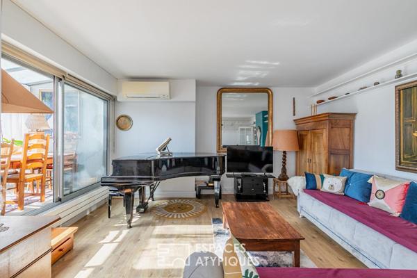 Dernier étage avec terrasses proche des Buttes Chaumont