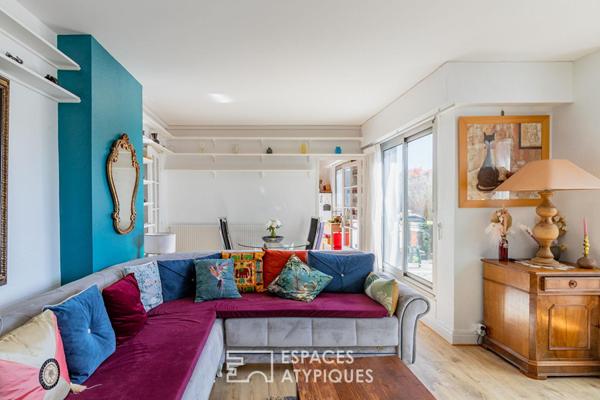 Dernier étage avec terrasses proche des Buttes Chaumont