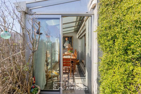 Dernier étage avec terrasses proche des Buttes Chaumont