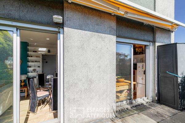 Dernier étage avec terrasses proche des Buttes Chaumont