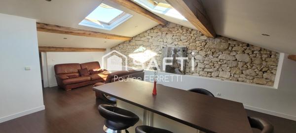 Appartement T3 de 62m2 de caractère !