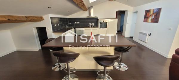 Appartement T3 de 62m2 de caractère !