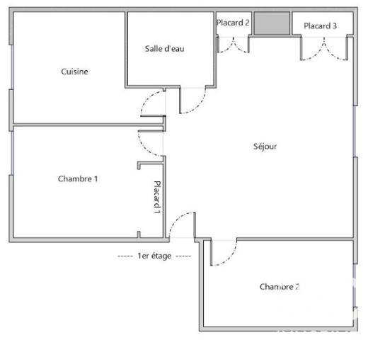 Appartement à vendre 3 pièces 57,05 m² Craponne