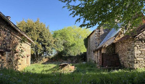 Maison ancienne - Salignac eyvigues Fermette à rénover sur les hauteurs du charmant village de La Cassagne en Périgord Noir. Jardin de 2000 m².