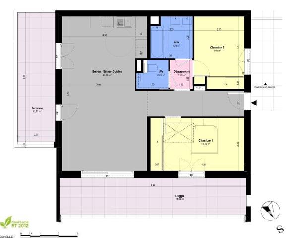 Appartement à vendre 3 pièces 75 m² Châteauneuf-Grasse