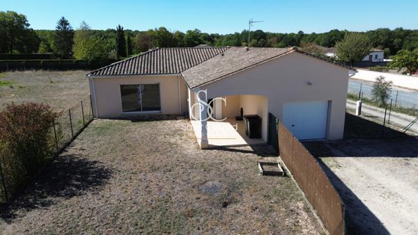 Maison de plain-pied avec 3 chambres, sur la commune de Magnac-sur-Touvre