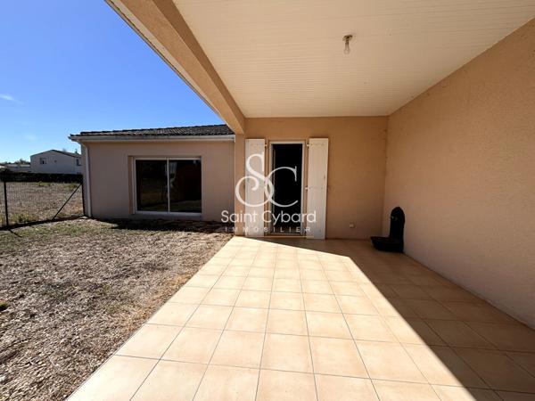Maison de plain-pied avec 3 chambres, sur la commune de Magnac-sur-Touvre