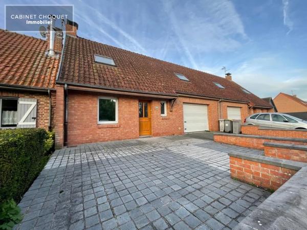 MAISON AVEC JARDIN, TERRASSE et GARAGE A LOUER - MARAIS DE PERONNE EN MELANTOIS - 107.5 m 2 - 1 286 € charges comprises par mois