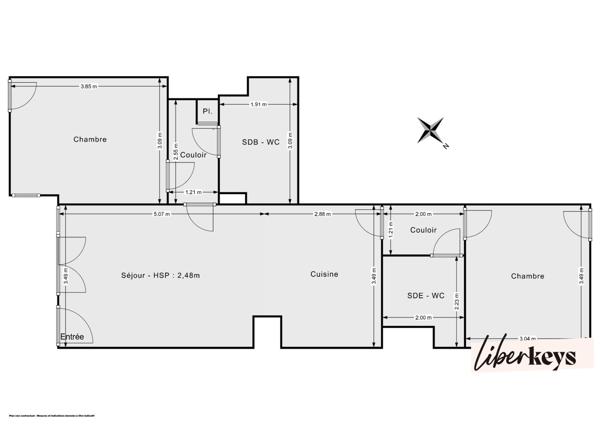 3 pièces avec jardin au calme – Copro récente – Parking PMR