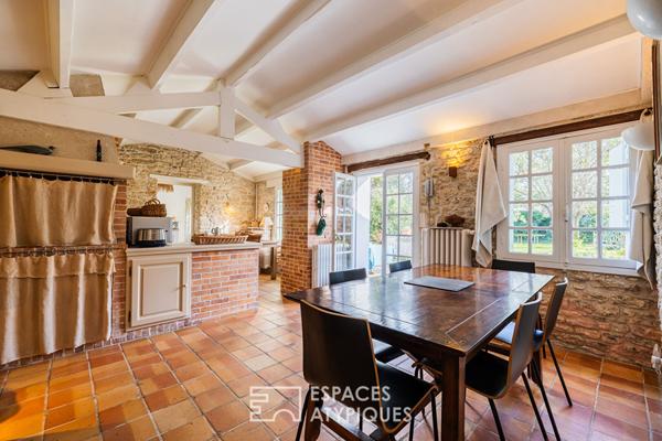 L’âme d’une maison Oléronaise au coeur d’un vaste jardin préservé