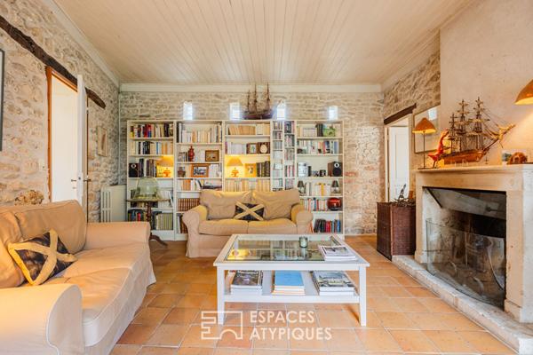 L’âme d’une maison Oléronaise au coeur d’un vaste jardin préservé