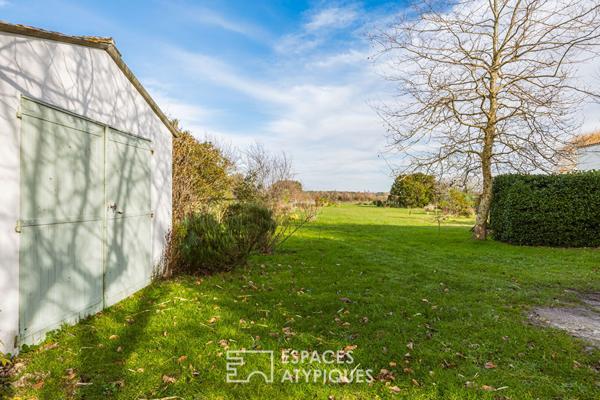 L’âme d’une maison Oléronaise au coeur d’un vaste jardin préservé