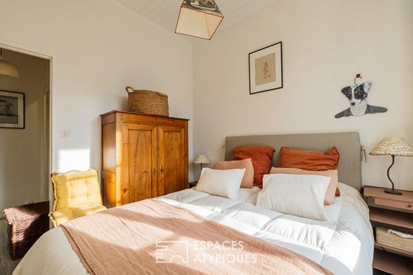 L’âme d’une maison Oléronaise au coeur d’un vaste jardin préservé