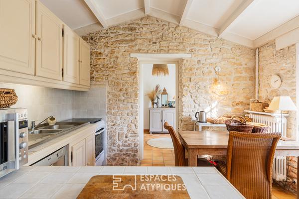 L’âme d’une maison Oléronaise au coeur d’un vaste jardin préservé