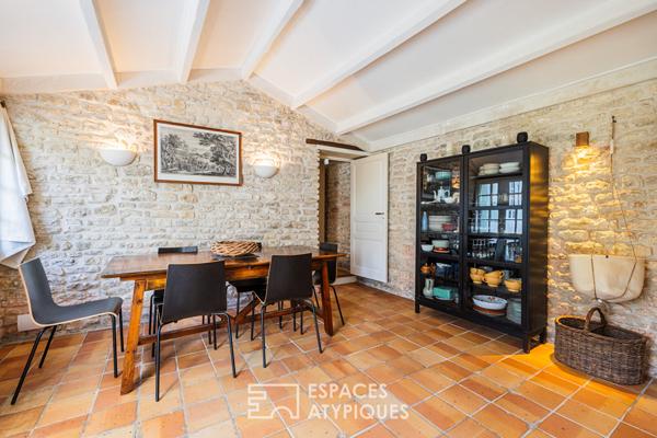 L’âme d’une maison Oléronaise au coeur d’un vaste jardin préservé