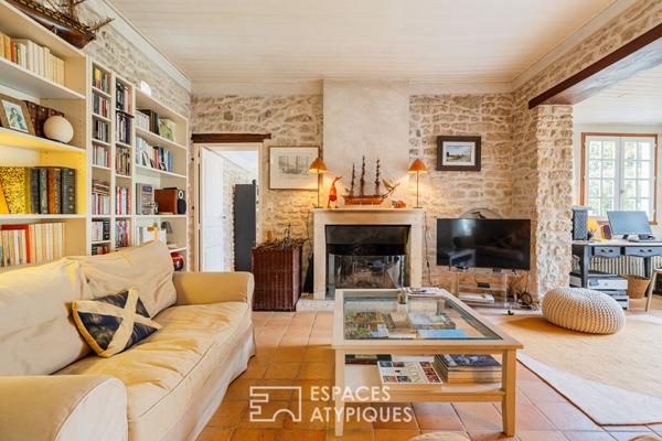 L’âme d’une maison Oléronaise au coeur d’un vaste jardin préservé