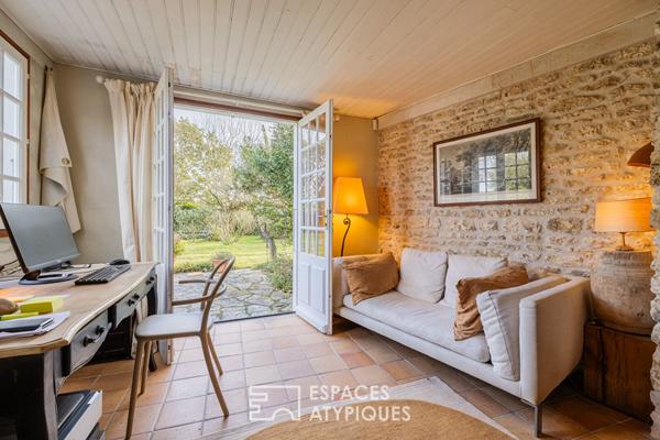 L’âme d’une maison Oléronaise au coeur d’un vaste jardin préservé