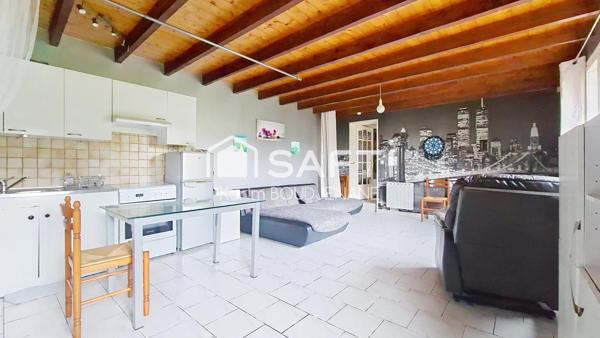 PLAIN-PIED de 70 m2 sur 500 m2 de terrain, 2 chambres...