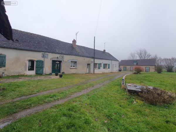Fermette à vendre à La Chapelle-du-Bois dans la Sarthe (72400), ref : 473   
campagne
