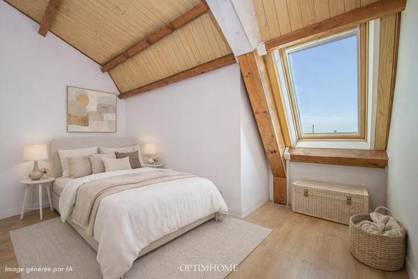 Appartement duplex 4 pièces – 67 m² – Dernier étage –