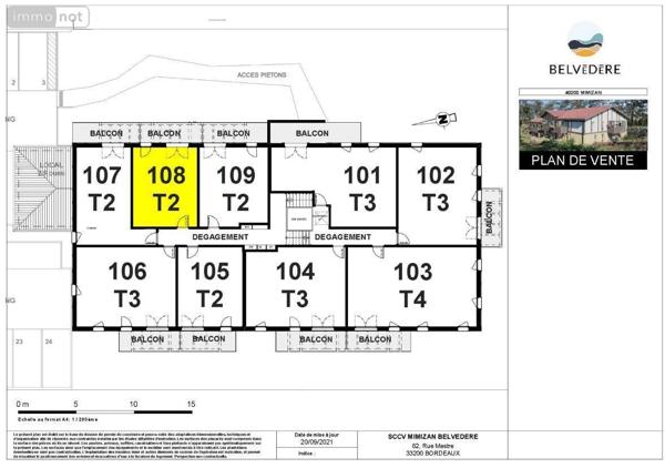 Appartement à vendre à Mimizan dans les Landes (40200), ref : 40007-86