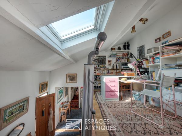 Maison de charme rénovée avec cour au coeur d’Étiolles.