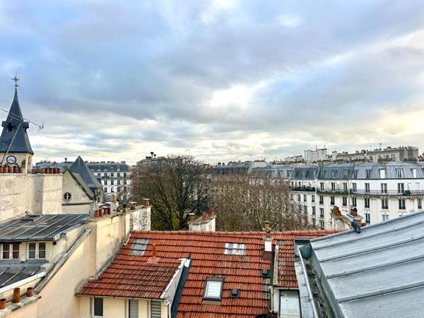 Paris - Rue Mouffetard  - Studio de 18,90 m2 - Dernier étage