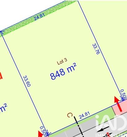 Terrain à vendre 848 m² Montech