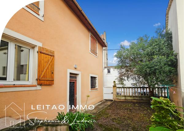 Graulhet (81300) maison de ville avec garage et jardin