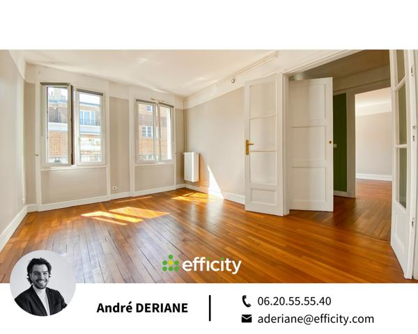 Appartement 3 pièces - 62 m² Exclusivité efficity