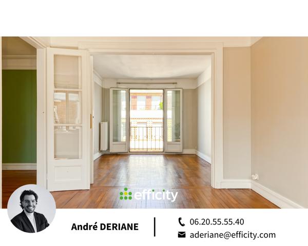 Appartement 3 pièces - 62 m² Exclusivité efficity