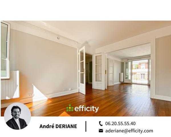 Appartement 3 pièces - 62 m² Exclusivité efficity
