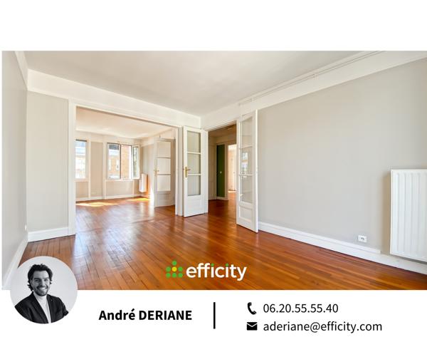 Appartement 3 pièces - 62 m² Exclusivité efficity