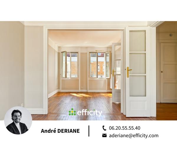 Appartement 3 pièces - 62 m² Exclusivité efficity