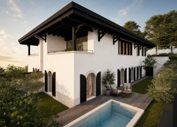 VILLA NEUVE T5 — 151,75 M² — JARDIN & TERRASSES — SAINT-JEAN-DE-LUZ SAINTE-BARBE