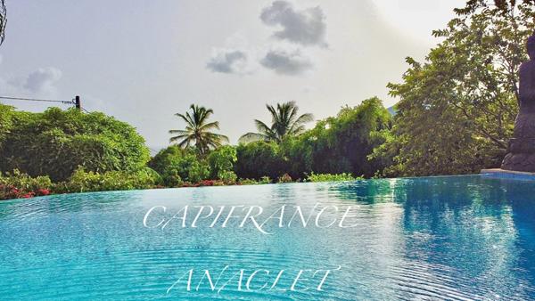 ❤️COUP DE CŒUR❤️ À vendre – Villa contemporaine avec piscine à débordement, vue mer et dépendance locative 97222 CASE-PILOTE