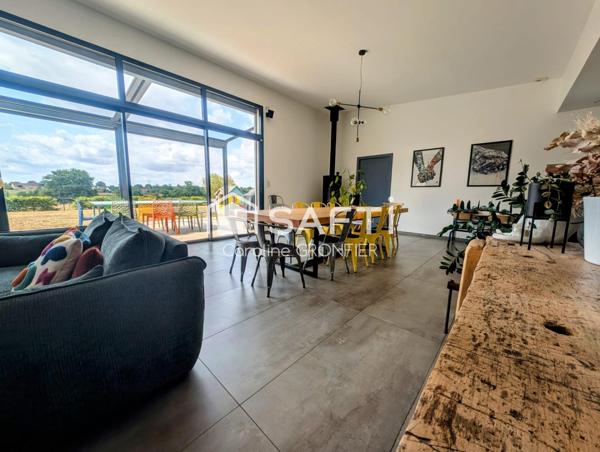 Maison d'architecte au calme à 10 min de Paray - 156m²