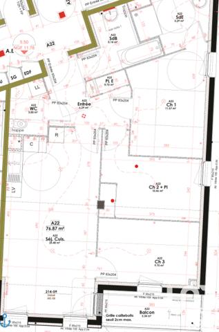 Appartement à vendre 4 pièces 77 m² Le Petit-Quevilly