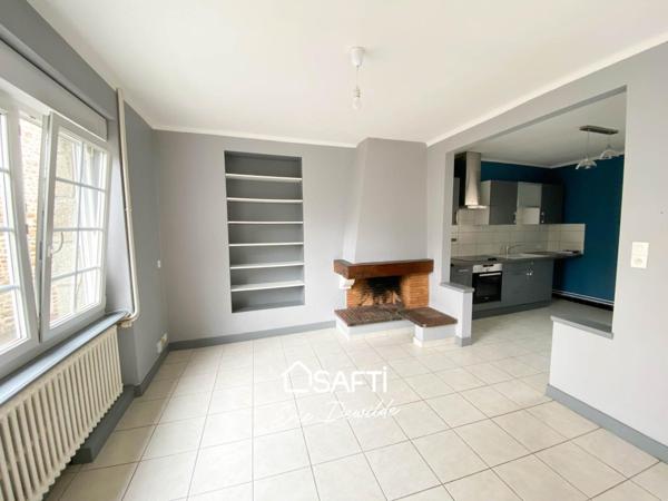 Au coeur de Ducey, maison/appartement, 80 m2, 2 ch